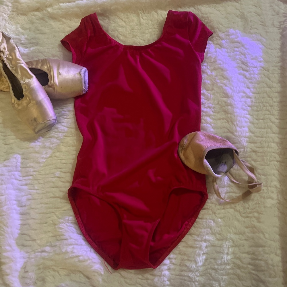 Red Leotard for Dancers